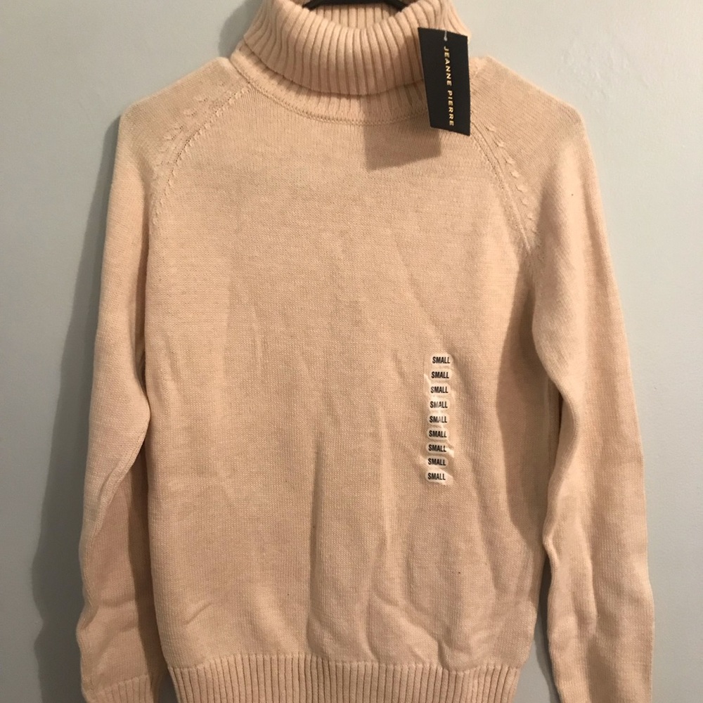 NWT cream colored turtle neck sweater